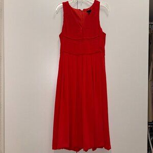 Ann Taylor Pleated Midi Dress